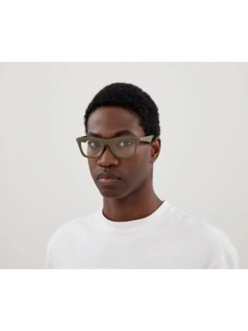 Gucci GG1933O 004 Eyeglasses Military Green 53mm Square Frame